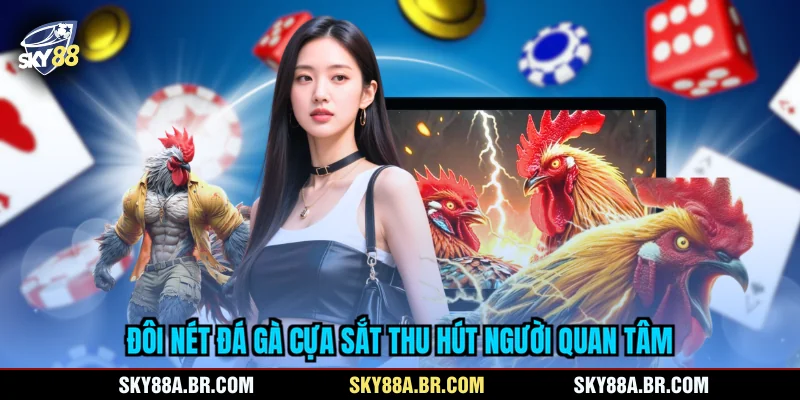 Đôi nét đá gà cựa sắt thu hút người quan tâm